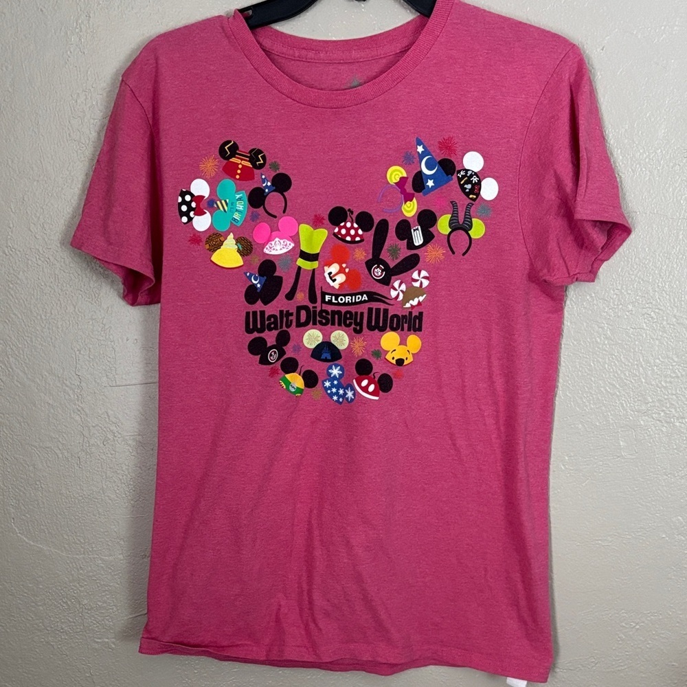 Disney Walt Disney World Florida T-shirt Women’s Small Pink